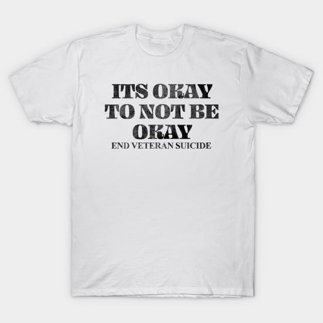 Its Okay To Not Be Okay T-Shirt by HANASUISI